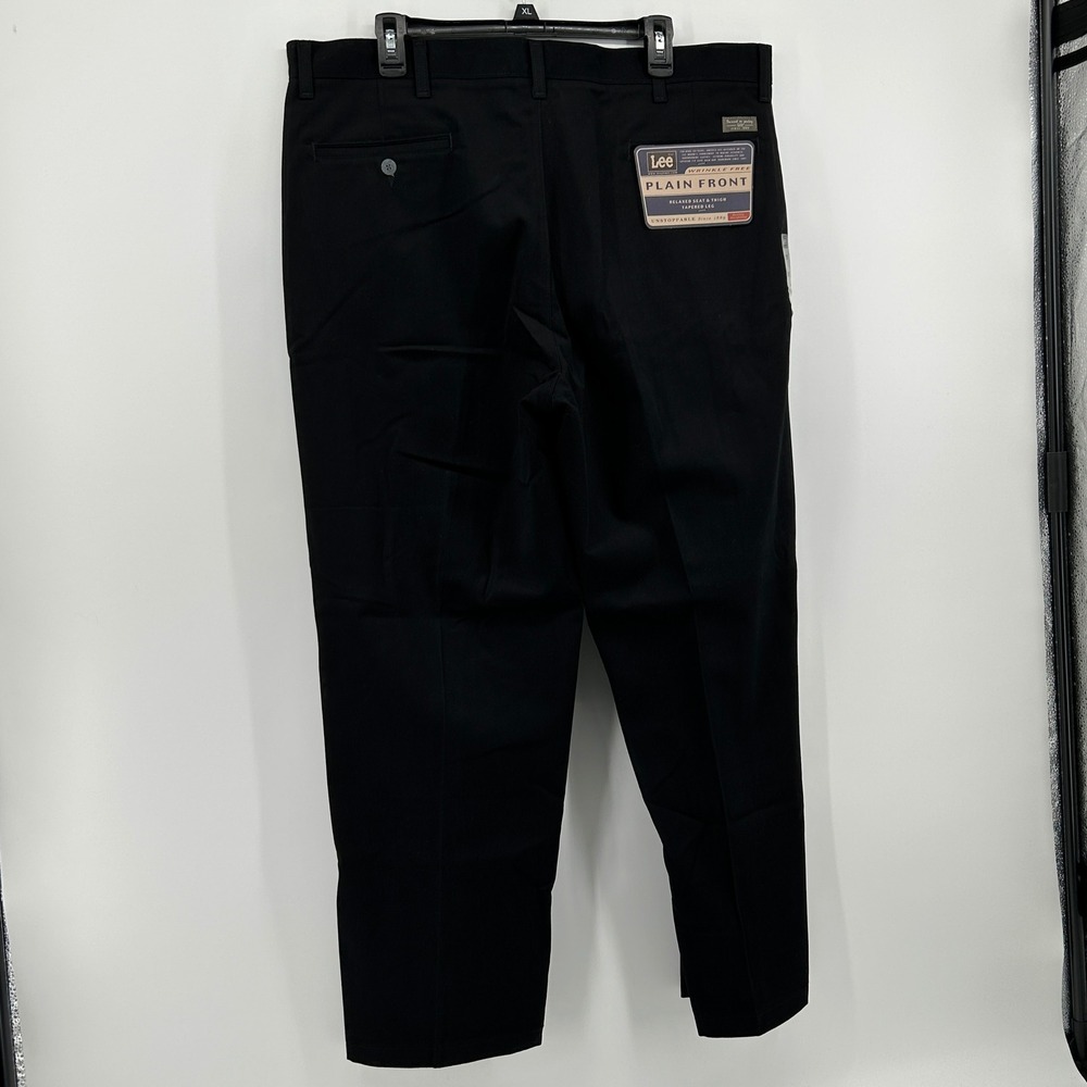 BUNDLE Lee Mens Plain Front Relaxed Fit Tapered Leg Chino Pants 40x29 NWT Office - Picture 11 of 14